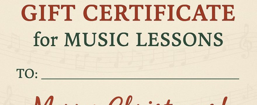 Christmas Gift Certificates
