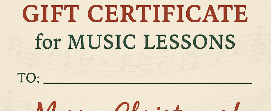 Christmas Gift Certificates