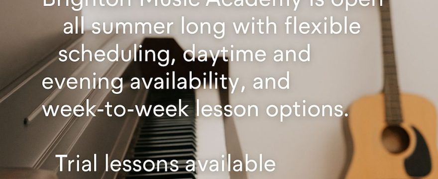 summer music lessons Brighton Michigan