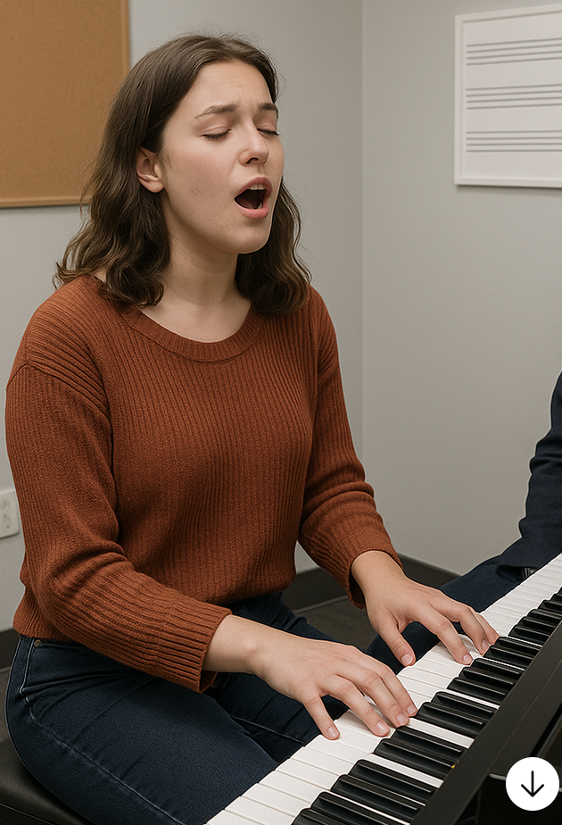 Piano and voice lessons in Brighton Michigan for singers and accompanists