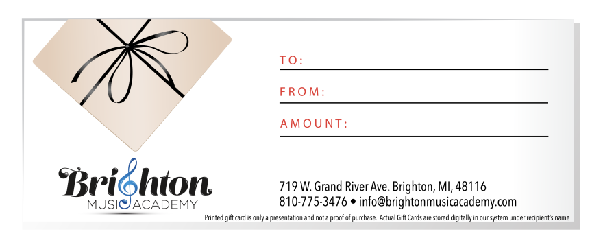 Give the Gift of Music in Brighton MI